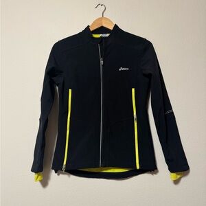 Asics Black and Yellow Ski Jacket - Women's
